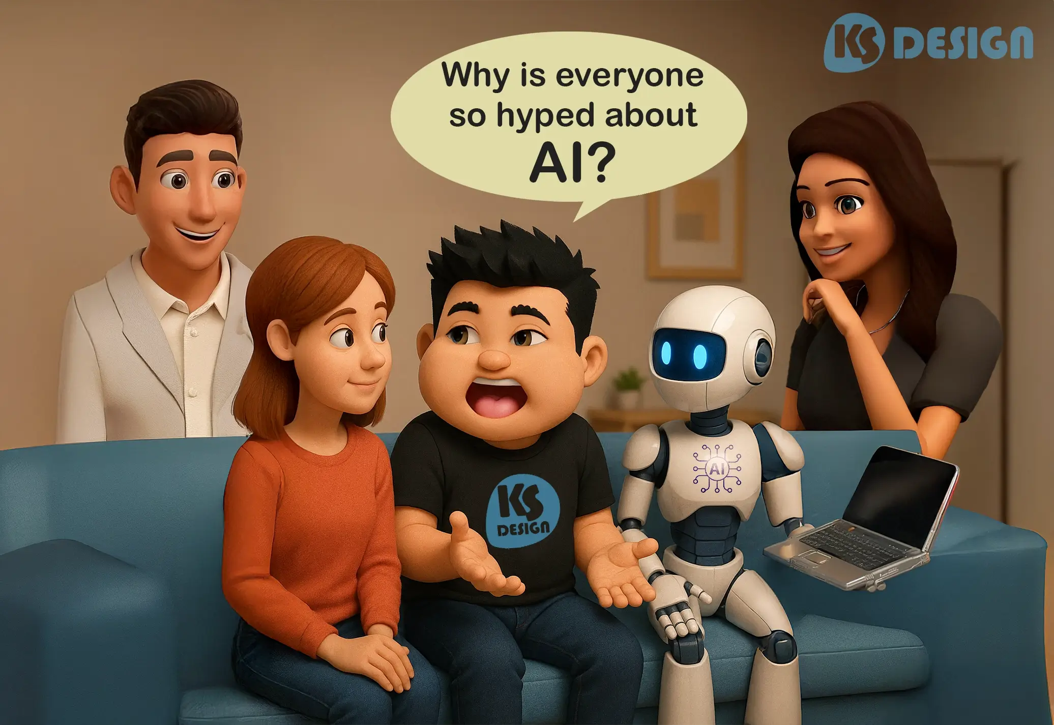 Kurt Santos Design, KS Design, Hyped about AI